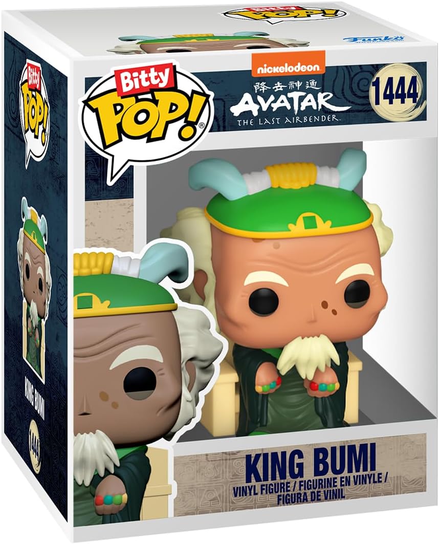 Funko Bitty Pop! Avatar: The Last Airbender - Katara, Sokka, Suki, & A Surprise Mystery Mini Figure - 0.9 Inch (2.2 Cm) Collectable - Stackable Display Shelf Included - Gift Idea - Cake Topper (Vip)