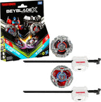 Beyblade X Transformers Collab Optimus Prime 4-60P vs. Megatron 4-80B Multipack Set with 2 Tops & 2 launchers — main product image