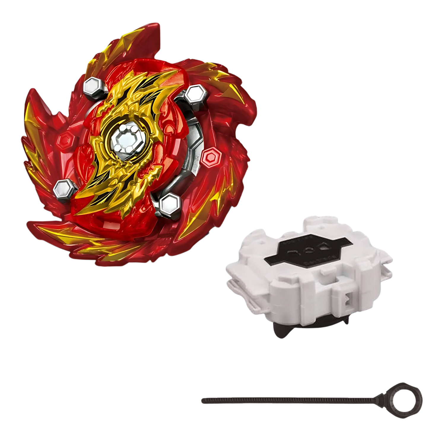 Close-up of Erase Fafnir Sting Trick Ten in B-153 Burst GT