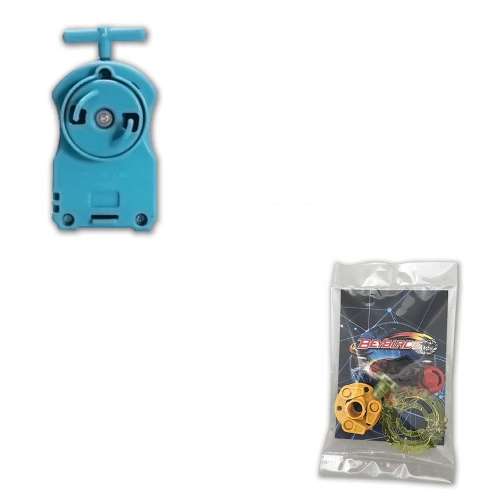 Buy Blue BB-17 Beyblade String Launcher With 5 Pieces Set.