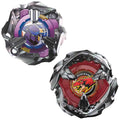 Beyblade X Beat Tyranno 4-70Q and Knife Shinobi 4-80HN Dual Pack front view