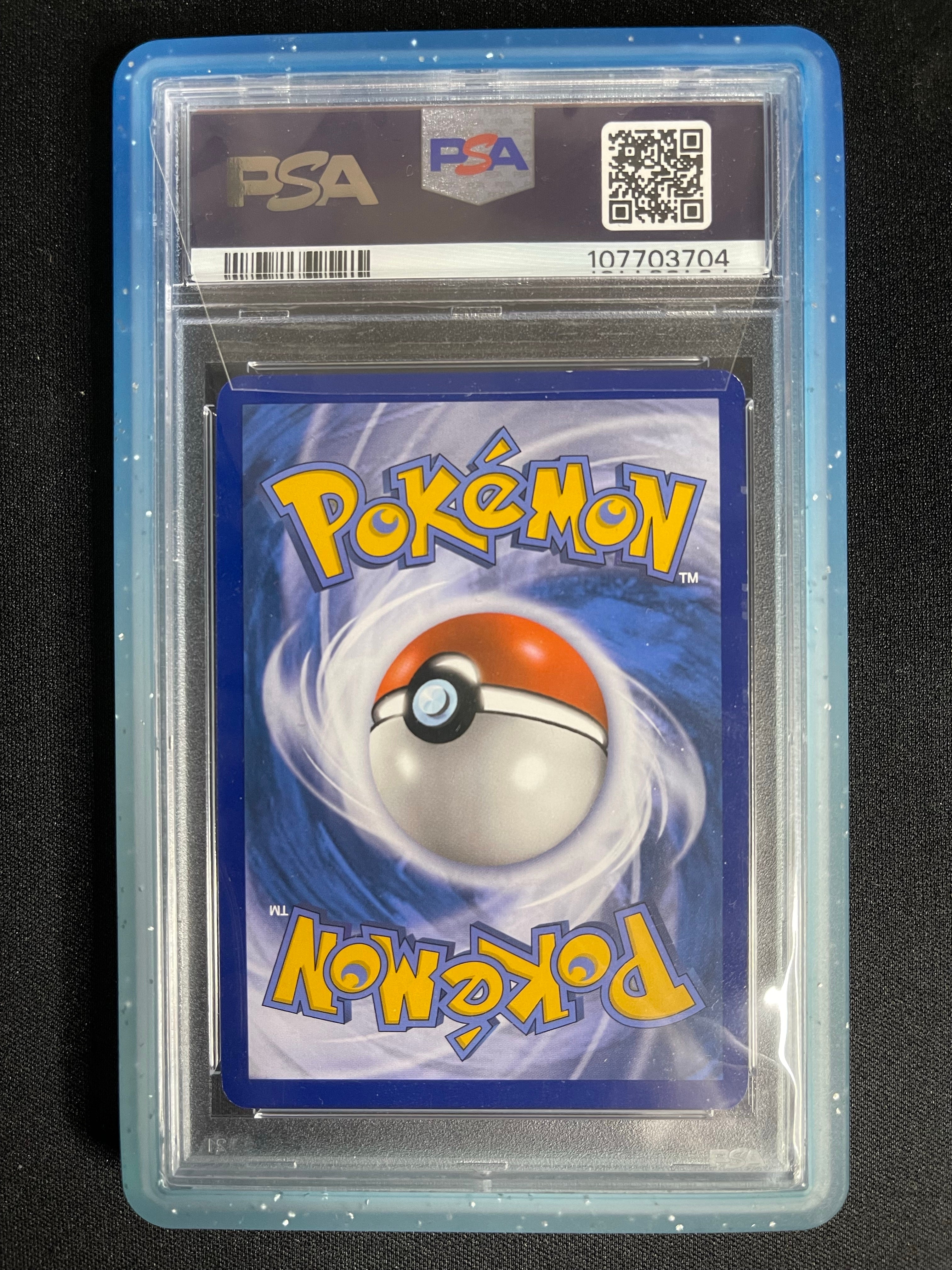 Blastoise EX XY122 Black Star Promo PSA 8 — back vertical original photo