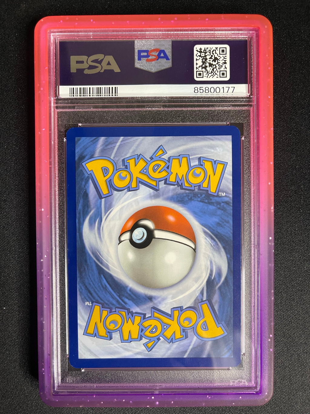 Charizard ex 199/165 Pokémon 151 Special Illustration Rare PSA 10 — back vertical original photo