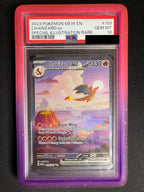 Charizard ex 199/165 Pokémon 151 Special Illustration Rare PSA 10 — front vertical original photo, PSA certificate hidden