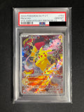 Pikachu 153/SV-P Chinese 5th Anniversary Promo PSA 10 — front original photo, PSA certificate hidden