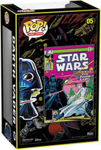 Darth Vader Funko Pop #05 in protective case with 1977 comic cover art