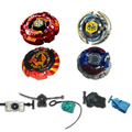 Day And Night Pack 4 Beyblade Set with Galaxy Pegasus and Bonus Launcher