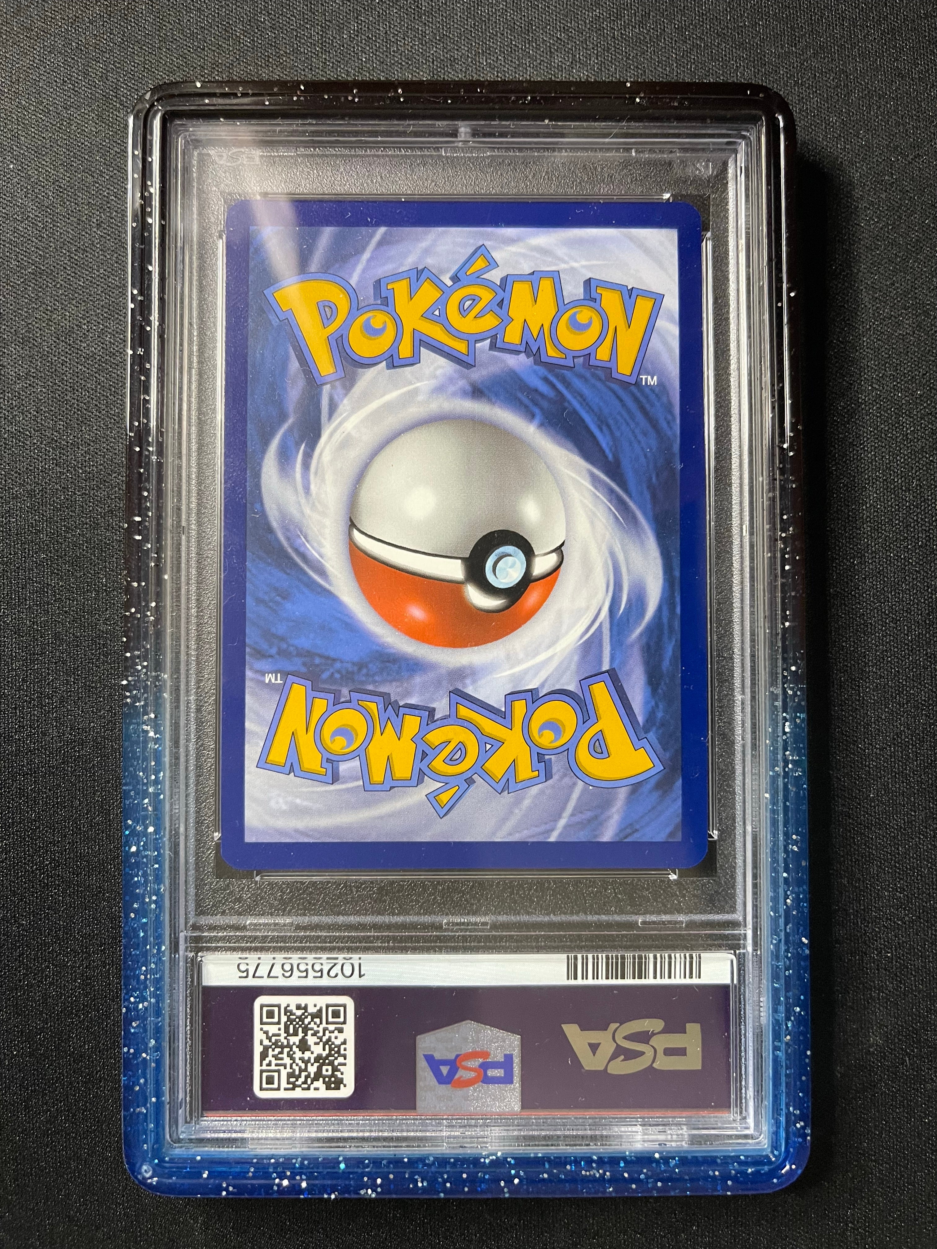 Greninja ex 132 Shrouded Fable Special Illustration Collection PSA 10 — back vertical original photo