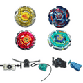 Invasion Pack 4 Beyblade Set with Ray Unicorno and Bonus Launcher