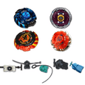Invasion Pack 4 Beyblade Set with Ray Unicorno and Bonus Launcher