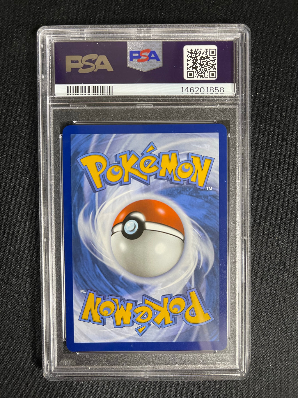 Mega Lucario ex 179/132 Mega Evolution Special Illustration Rare PSA 10 — back original photo
