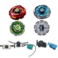 Phase Pack 4 Beyblade Set with Fang Leone and Bonus Launcher
