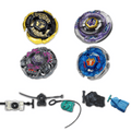 Pluto Pack 4 Beyblade Set with Gravity Perseus and Bonus Launcher