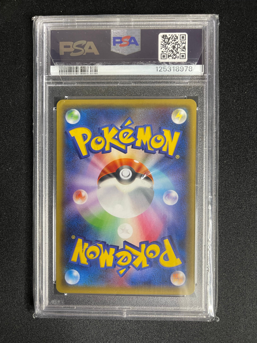 Poncho-Wearing Pikachu 203/XY-P Japanese Promo PSA 10 — back original photo