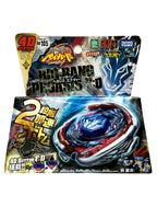 Takara Tomy Cosmic Pegasus F:D Beyblade BB-105 front view with launcher