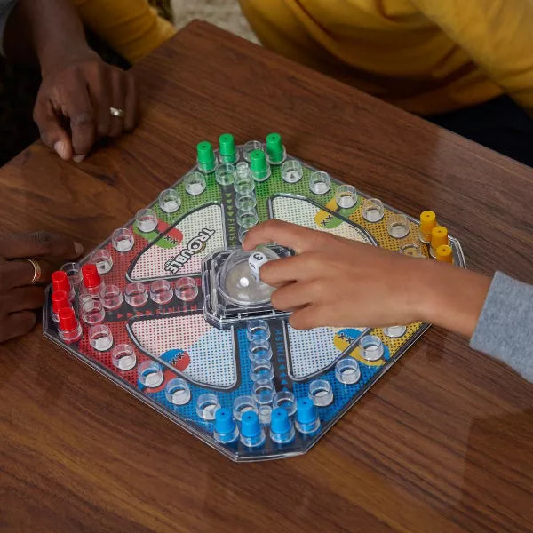 Trouble board game Power Up spaces for challenging gameplay